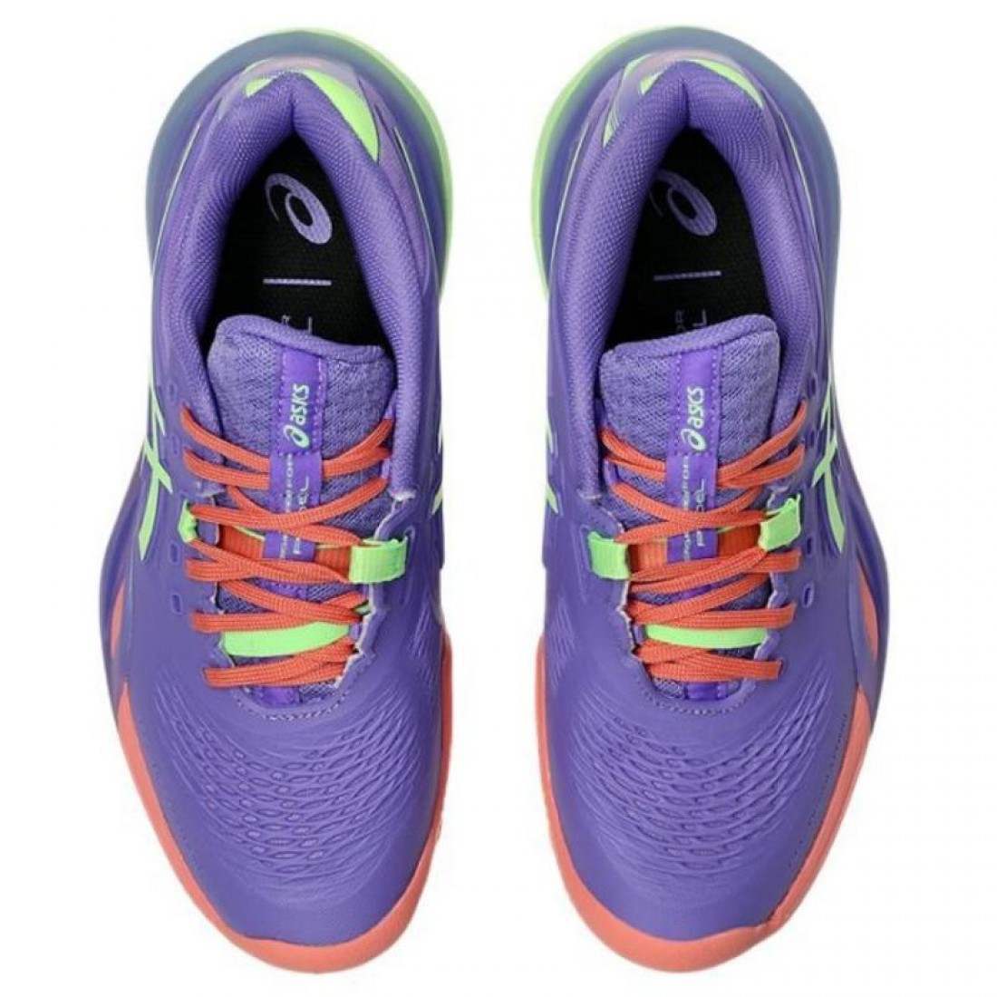 Zapatillas Asics Gel Resolution X Padel Purple Green Women''''s Sneakers