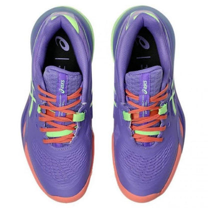 Zapatillas Asics Gel Resolution X Padel Purple Green Women''''s Sneakers