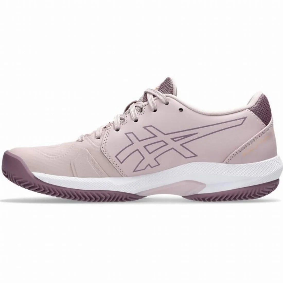Baskets Femme Asics Solution Swift FF 2 TERRE BATTUE Rose Blanc
