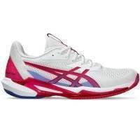 Zapatillas Asics Solution Speed FF 3 Clay Blanco Rosa Brillante Mujer