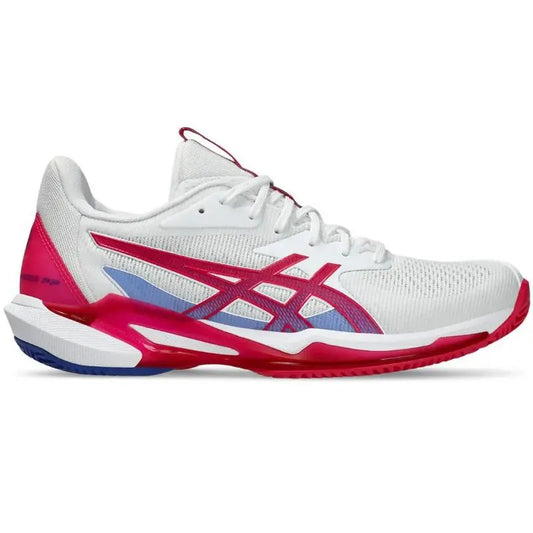 Baskets Femme Asics Solution Speed FF 3 CLAY White Bright Pink - Image 1