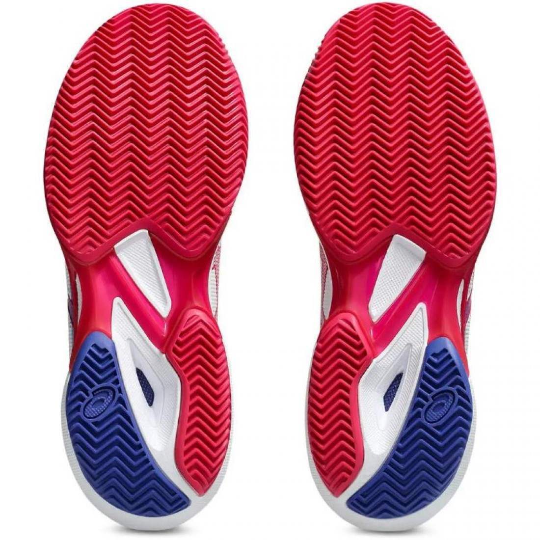 Zapatillas Asics Solution Speed FF 3 Clay Blanco Rosa Brillante Mujer