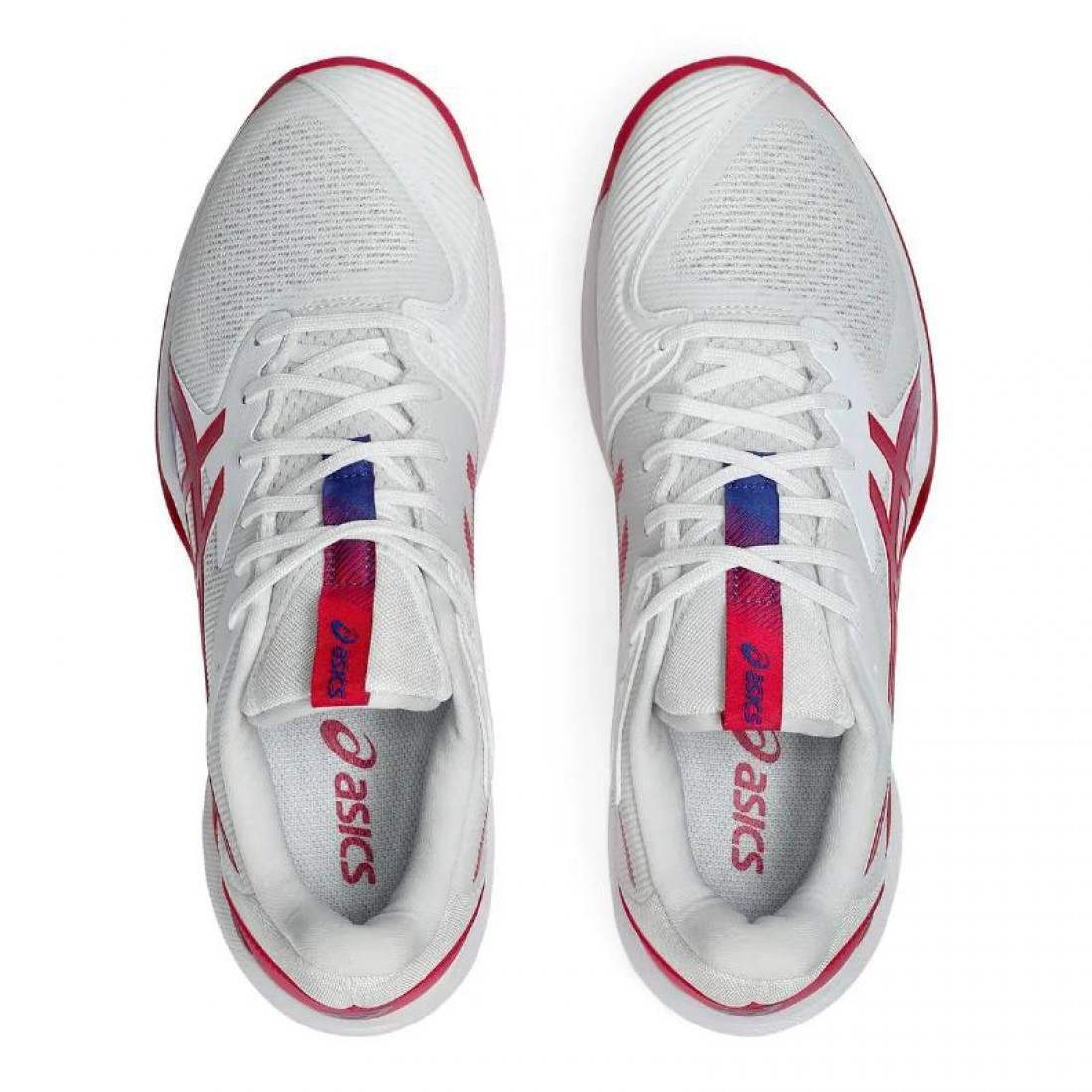 Zapatillas Asics Solution Speed FF 3 Clay Blanco Rosa Brillante Mujer