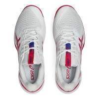 Zapatillas Asics Solution Speed FF 3 Clay Blanco Rosa Brillante Mujer