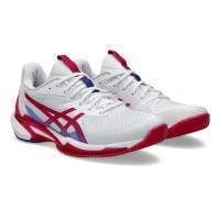 Zapatillas Asics Solution Speed FF 3 Clay Blanco Rosa Brillante Mujer