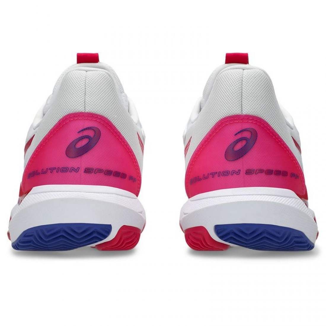 Zapatillas Asics Solution Speed FF 3 Clay Blanco Rosa Brillante Mujer
