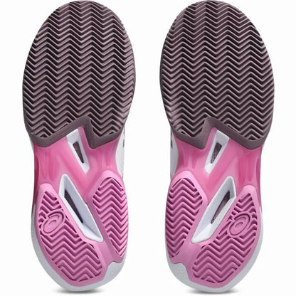 Asics Solution Speed FF 4 Clay White Mauve Baskets pour femmes - Image 2