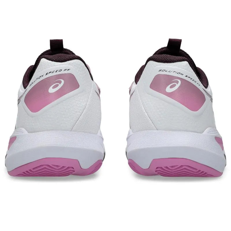 Asics Solution Speed FF 4 Clay White Mauve Baskets pour femmes - Image 5