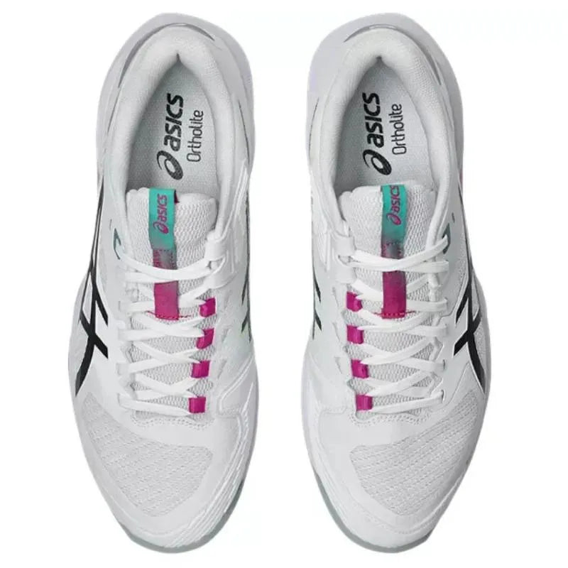 Asics Solution Speed FF 4 Clay White Pink Sneakers - Image 4