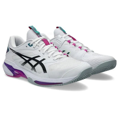 Asics Solution Speed FF 4 Clay White Pink Sneakers - Image 5