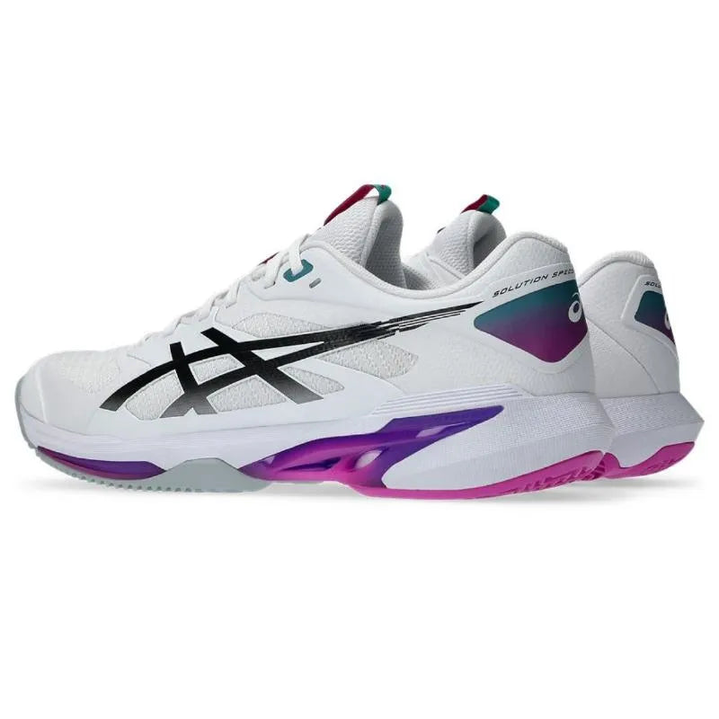 Asics Solution Speed FF 4 Clay White Pink Sneakers - Image 6