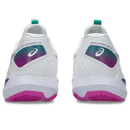 Asics Solution Speed FF 4 Clay White Pink Sneakers - Image 7