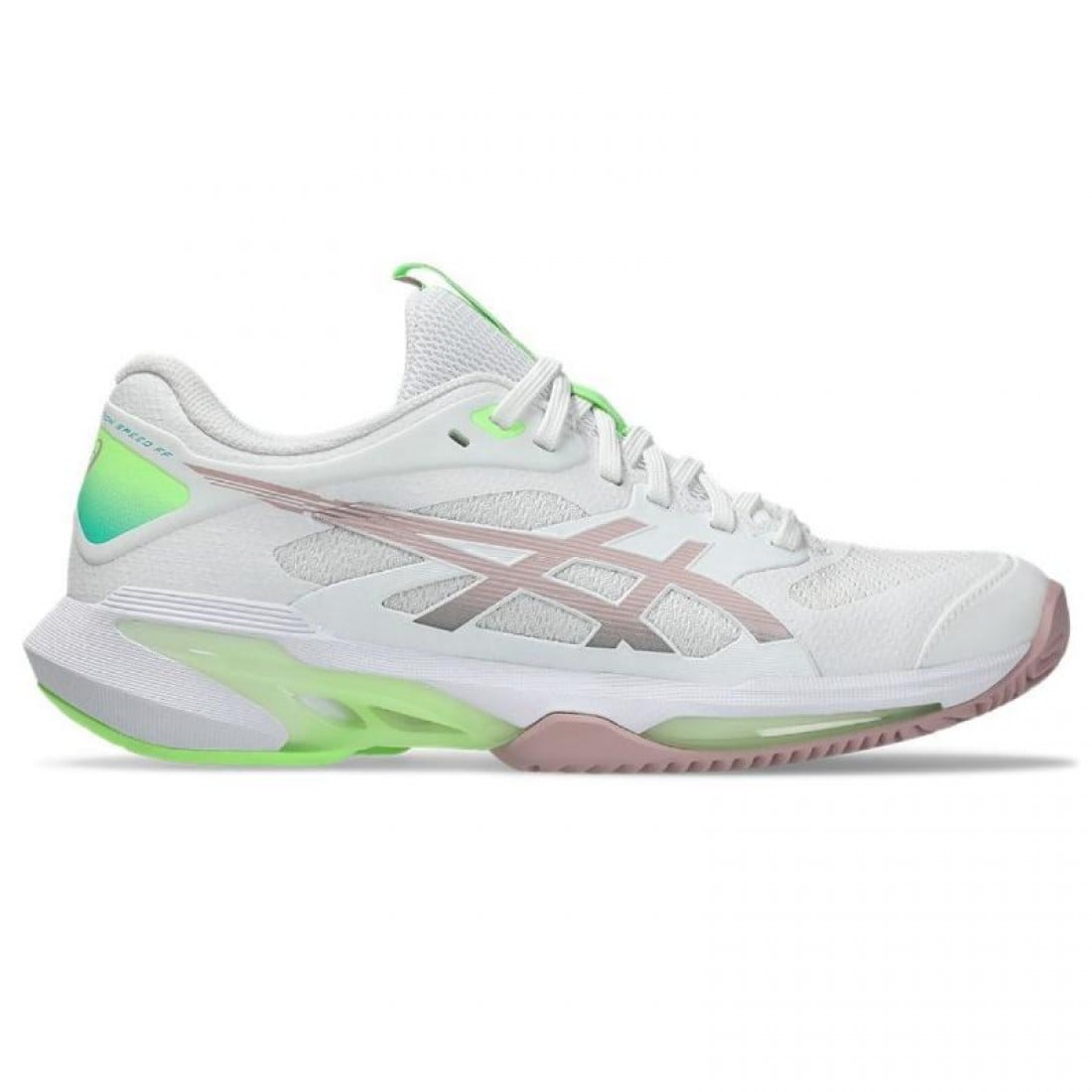 Zapatillas Asics Solution Speed FF 4 Clay White Morganite Pink Women''''s Sneakers