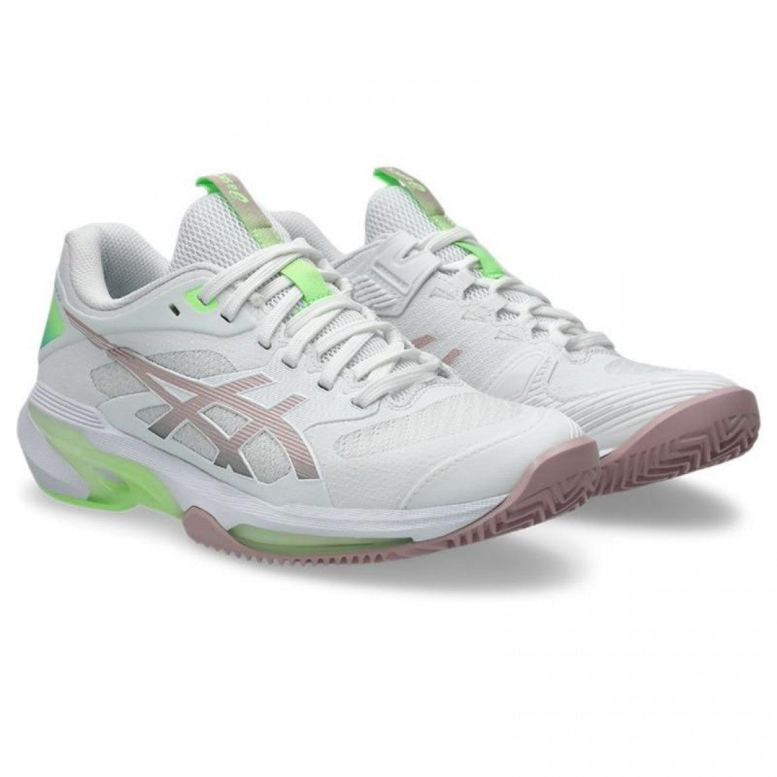 Zapatillas Asics Solution Speed FF 4 Clay White Morganite Pink Women''''s Sneakers