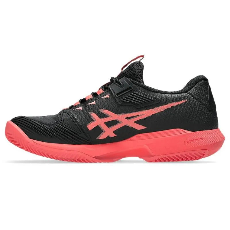 Asics Solution Speed FF 4 Clay Black Red Baskets pour femmes - Image 3