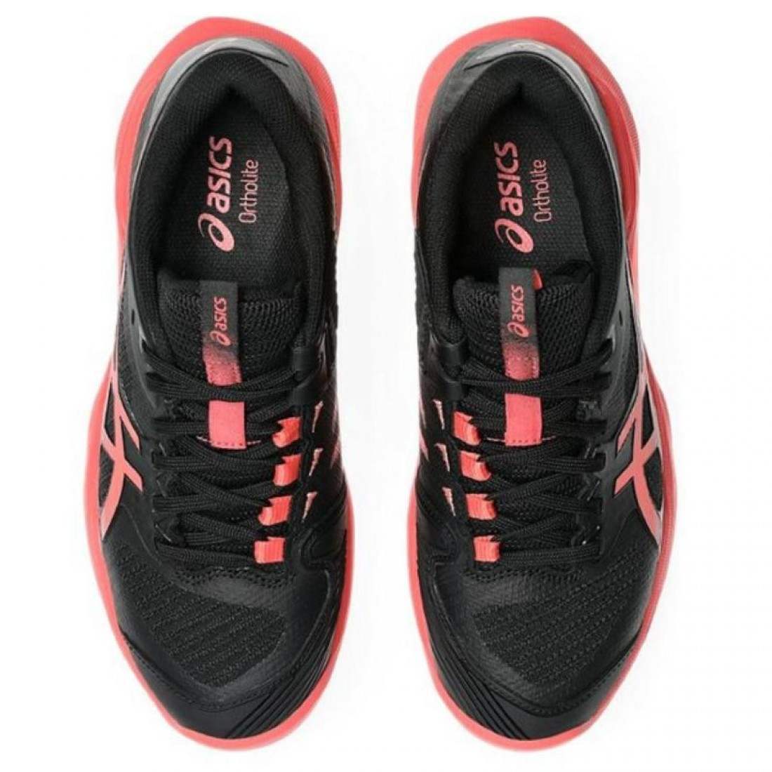 Zapatillas Asics Solution Speed FF 4 Clay Black Red Women''''s Sneakers