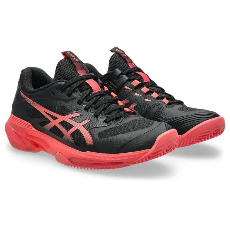 Asics Solution Speed FF 4 Clay Black Red Baskets pour femmes - Image 5