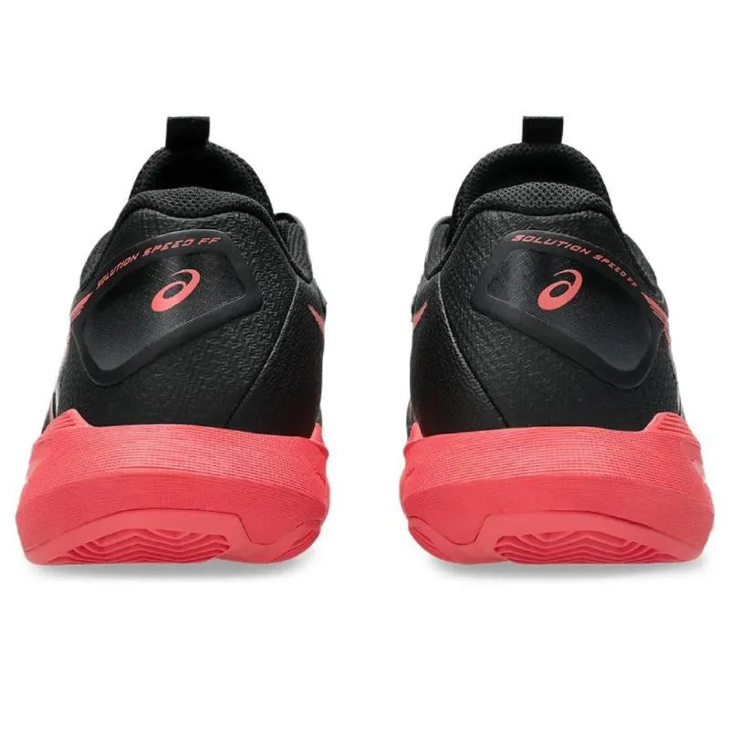 Asics Solution Speed FF 4 Clay Black Red Baskets pour femmes - Image 7
