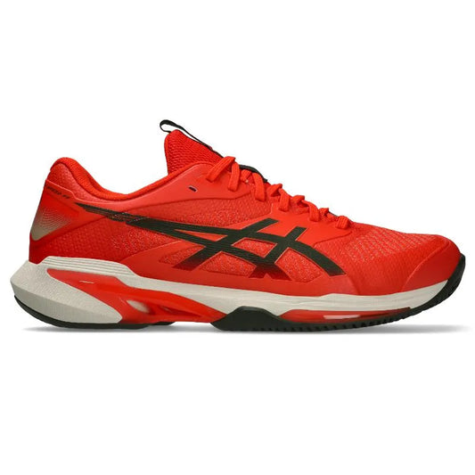 Asics Solution Speed FF 4 Clay Red Khaki Sneakers - Image 1