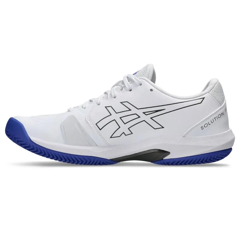 Baskets Asics Solution Swift FF 2 TERRE BATTUE Blanc Bleu Cobalt - Image 3