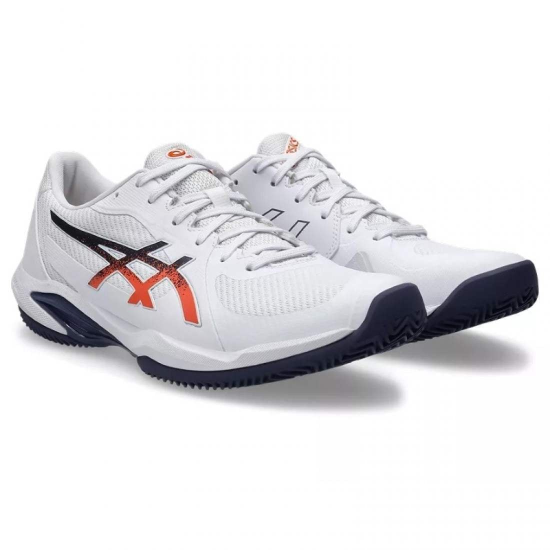Zapatillas Asics Solution Swift FF 2 Clay White Blue Orange Sneakers