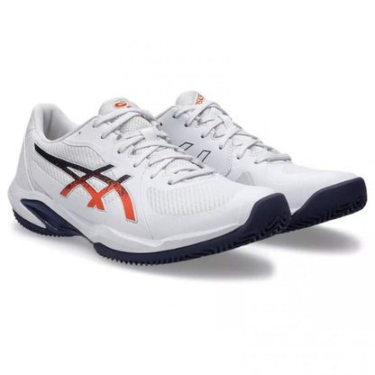 Zapatillas Asics Solution Swift FF 2 Clay White Blue Orange Sneakers