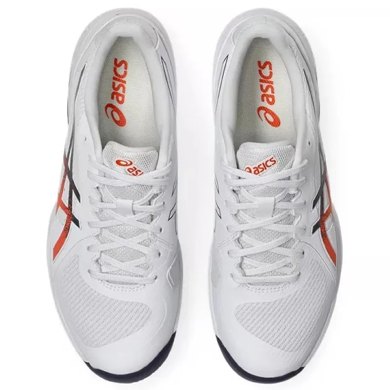 Asics Solution Swift FF 2 TERRE BATTUE Blanc Bleu Orange Baskets - Image 6