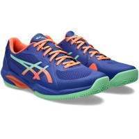 Baskets Asics Solution Swift FF 2 Padel Cobalt Bleu Vert