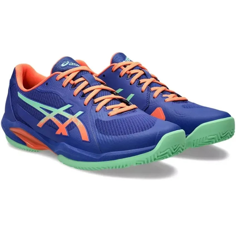 Baskets Asics Solution Swift FF 2 Padel Cobalt Bleu Vert - Image 6