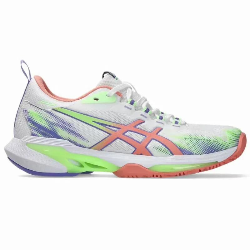 Asics Sonicsmash FF Baskets Blanches Rose Femmes - Image 1