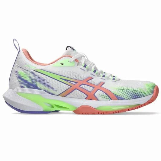 Asics Sonicsmash FF Baskets Blanches Rose Femmes - Image 1