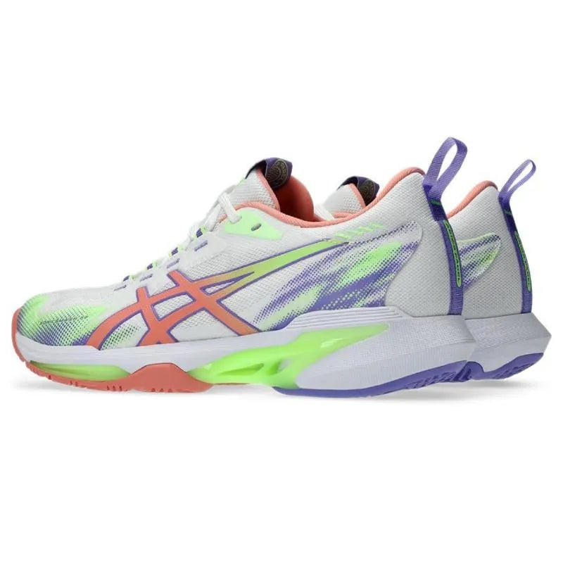 Asics Sonicsmash FF Baskets Blanches Rose Femmes - Image 6