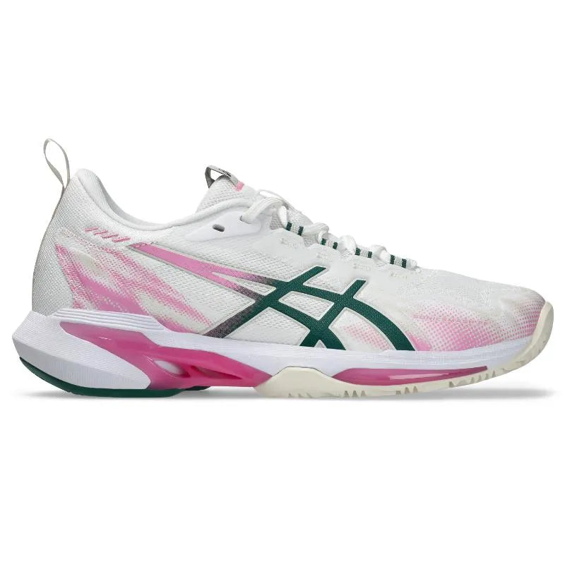 Asics Sonicsmash FF Baskets Blanche-Vert pour femmes - Image 1