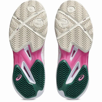 Asics Sonicsmash FF Baskets Blanche-Vert pour femmes - Image 2