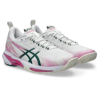 Asics Sonicsmash FF Baskets Blanche-Vert pour femmes - Image 4