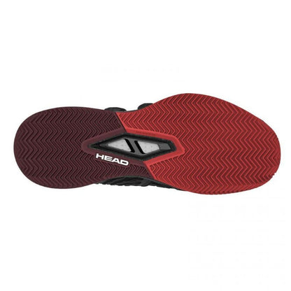 Zapatillas Asics Head Endure Pro BOA Clay Black Red Sneakers