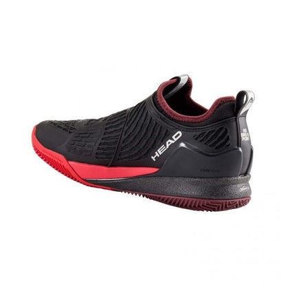 Zapatillas Asics Head Endure Pro BOA Clay Black Red Sneakers