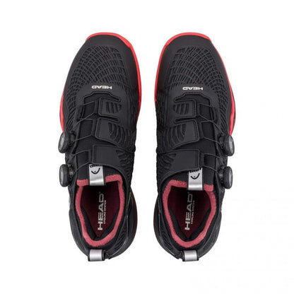 Zapatillas Asics Head Endure Pro BOA Clay Black Red Sneakers