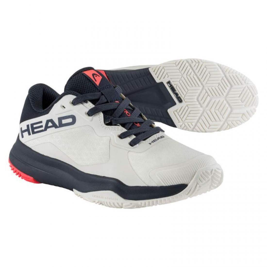 Zapatillas Asics Head Motion Padel White Blue Junior Sneakers