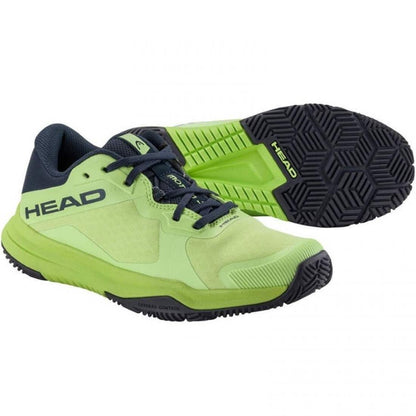 Zapatillas Asics Head Motion Padel Lime Navy Blue Junior Sneakers