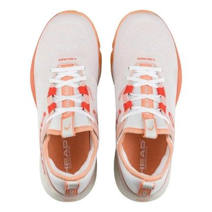 Baskets Femme Head Motion Pro Blanc Corail - Image 4