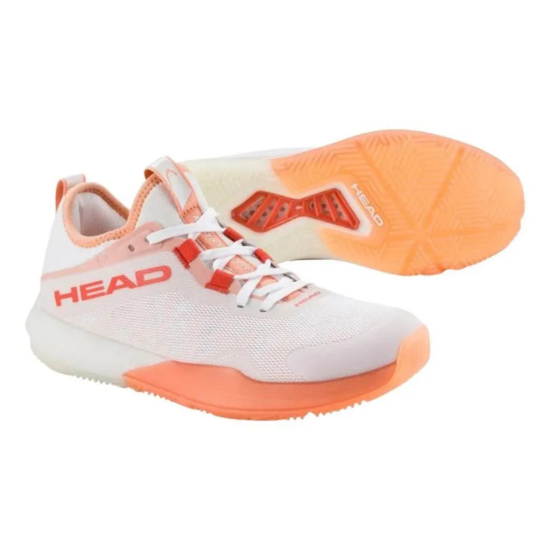 Baskets Femme Head Motion Pro Blanc Corail - Image 5