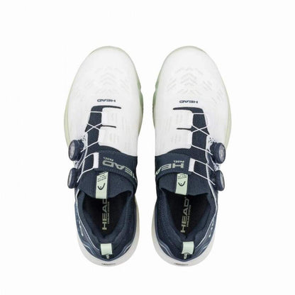 Zapatillas Asics Head Motion Pro BOA Padel White Black Green Sneakers