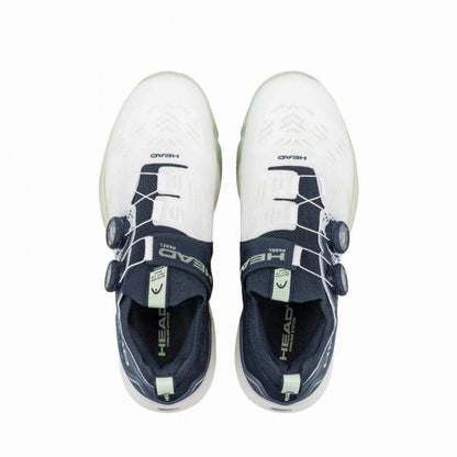 Zapatillas Asics Head Motion Pro BOA Padel White Black Green Sneakers