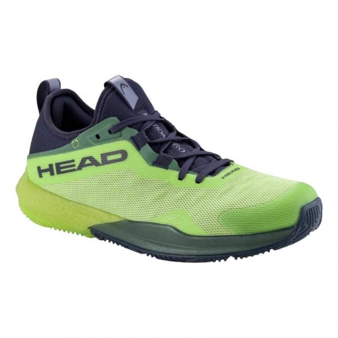 Zapatillas Asics Head Motion Pro Lime Navy Blue Sneakers