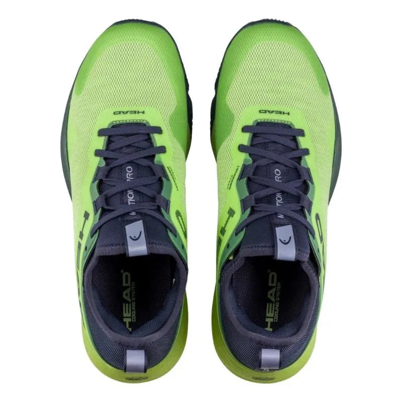 Sneakers Head Motion Pro Lime Bleu Marine - Image 4