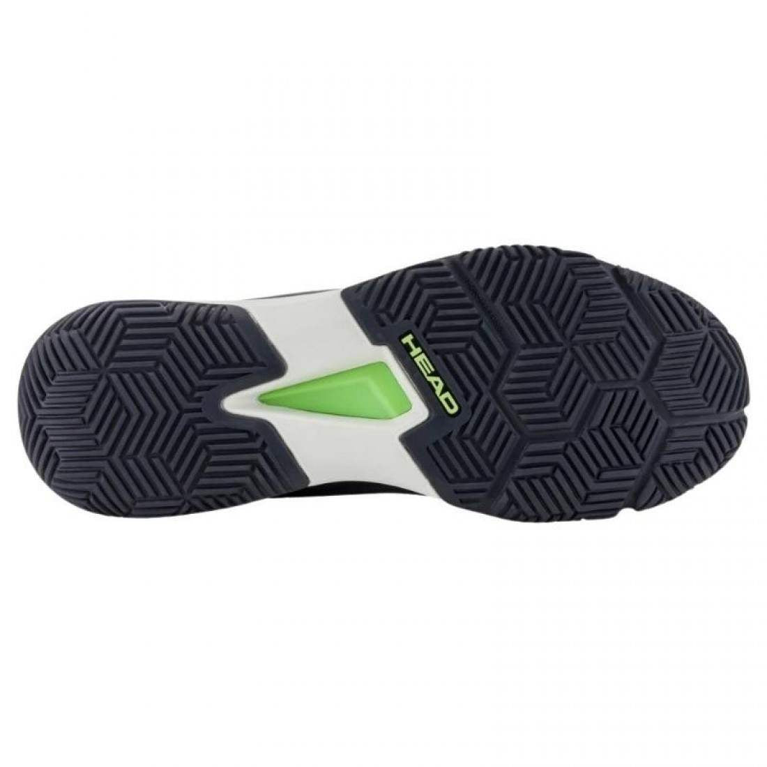 Zapatillas Asics Head Motion Team Padel Navy Blue Lime Sneakers