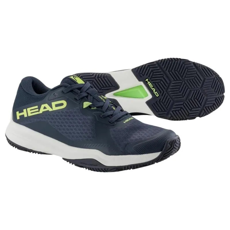 Baskets Head Motion Team Padel bleu marine lime - Image 4