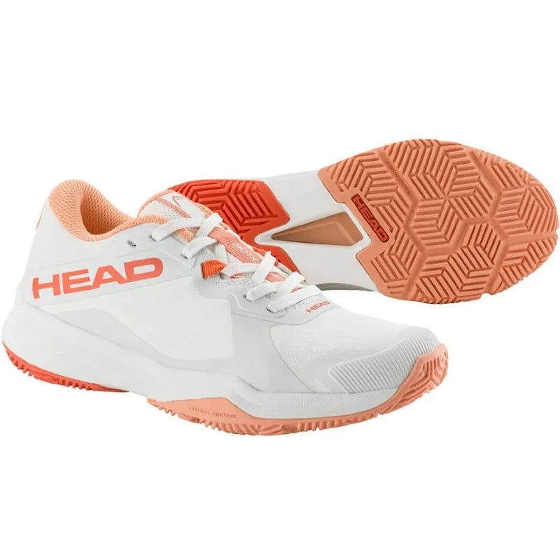 Baskets Femme Head Motion Team Padel Blanc Corail - Image 5