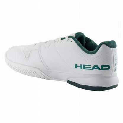 Zapatillas Asics Head Revolt Court White Pine Green Sneakers